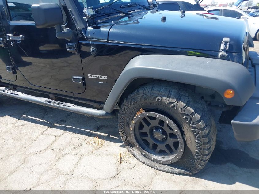 2012 Jeep Wrangler Unlimited Sport VIN: 1C4BJWDG5CL163097 Lot: 43221264