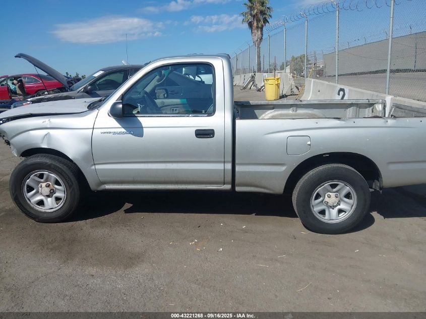 2001 Toyota Tacoma VIN: 5TENL42N21Z795860 Lot: 43221268