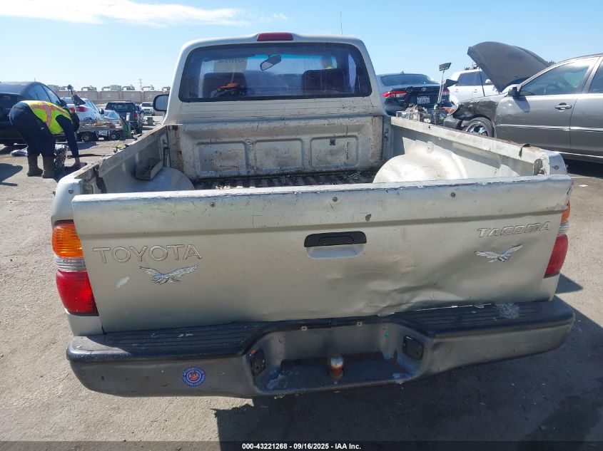 2001 Toyota Tacoma VIN: 5TENL42N21Z795860 Lot: 43221268
