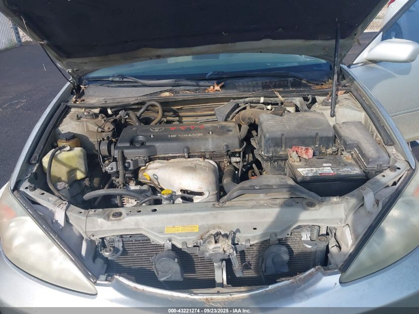 2003 Toyota Camry Le VIN: JTDBE32K830157273 Lot: 43221274