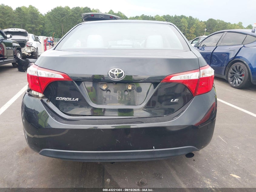 2016 Toyota Corolla Le VIN: 2T1BURHE9GC719538 Lot: 43221303