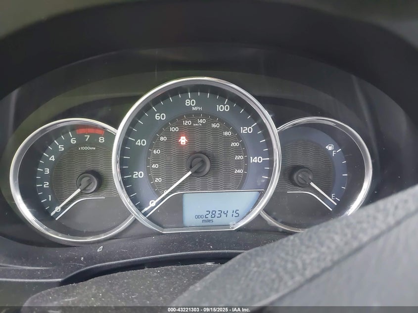 2016 Toyota Corolla Le VIN: 2T1BURHE9GC719538 Lot: 43221303