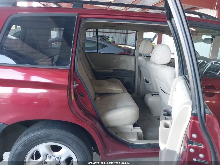 2006 Toyota Highlander VIN: JTEDD21A960151240 Lot: 43221325