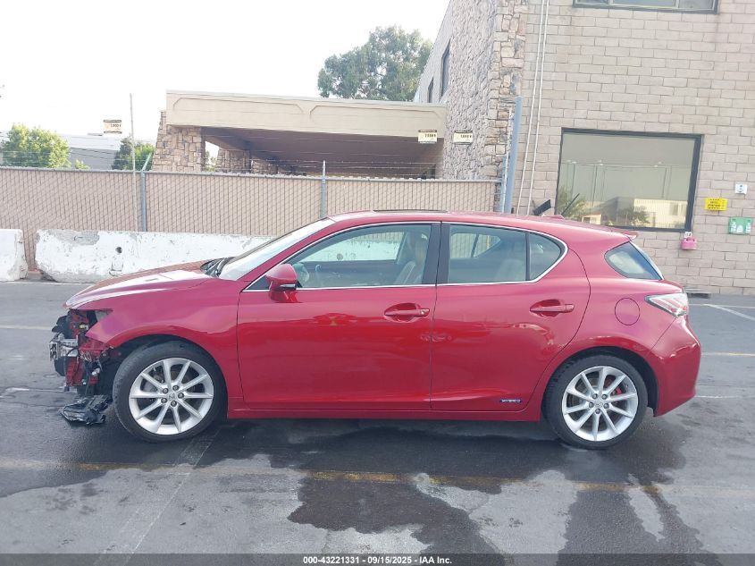 2012 Lexus Ct 200H Premium VIN: JTHKD5BH9C2078538 Lot: 43221331