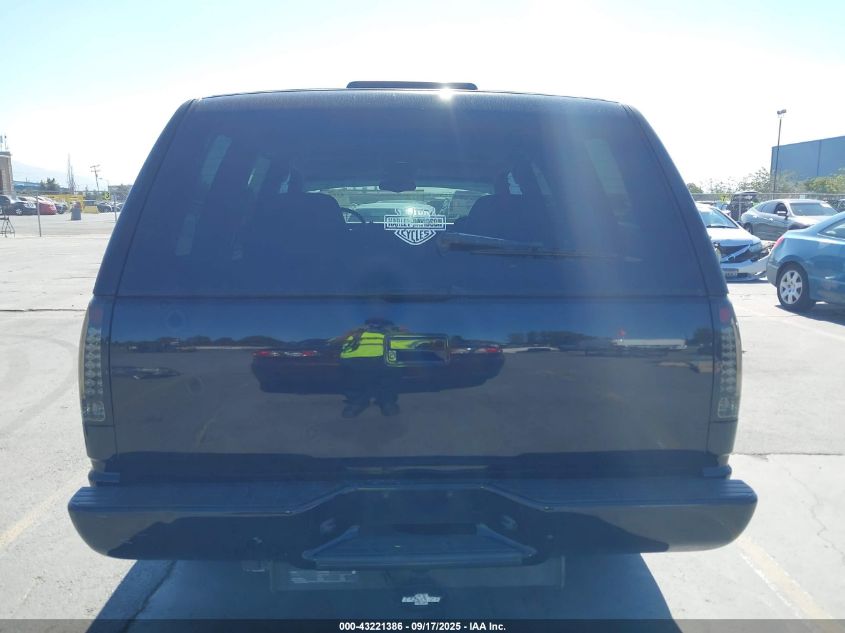 2000 Chevrolet Tahoe Limited VIN: 1GNEC13RXYR190112 Lot: 43221386