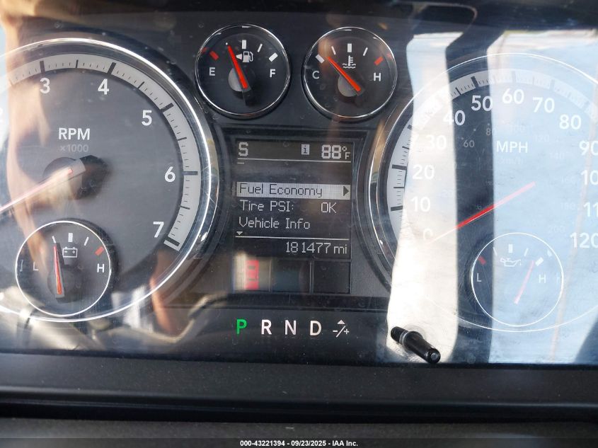 2012 Ram 1500 R/T VIN: 3C6JD6CT2CG237341 Lot: 43221394