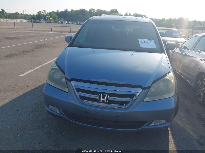 2007 Honda Odyssey Touring VIN: 5FNRL38877B031722 Lot: 43221401