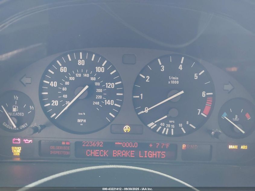 2003 BMW 530Ia VIN: WBADT63423CK28673 Lot: 43221412