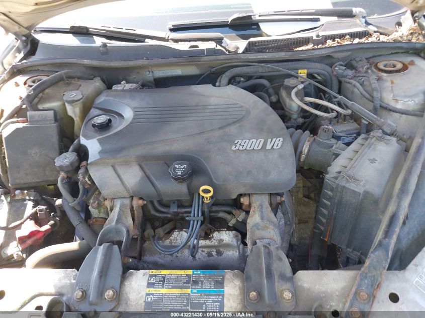 2009 Chevrolet Impala Lt VIN: 2G1WC57M091165404 Lot: 43221430