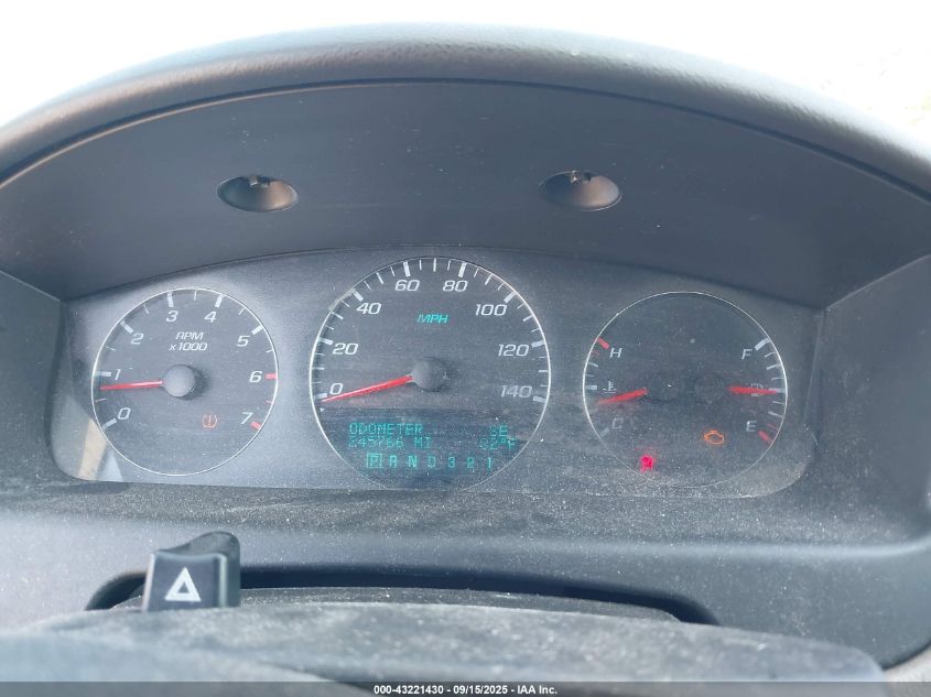 2009 Chevrolet Impala Lt VIN: 2G1WC57M091165404 Lot: 43221430