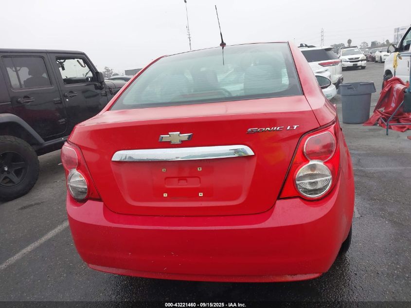 2012 Chevrolet Sonic 2Lt VIN: 1G1JC5SH4C4140411 Lot: 43221460