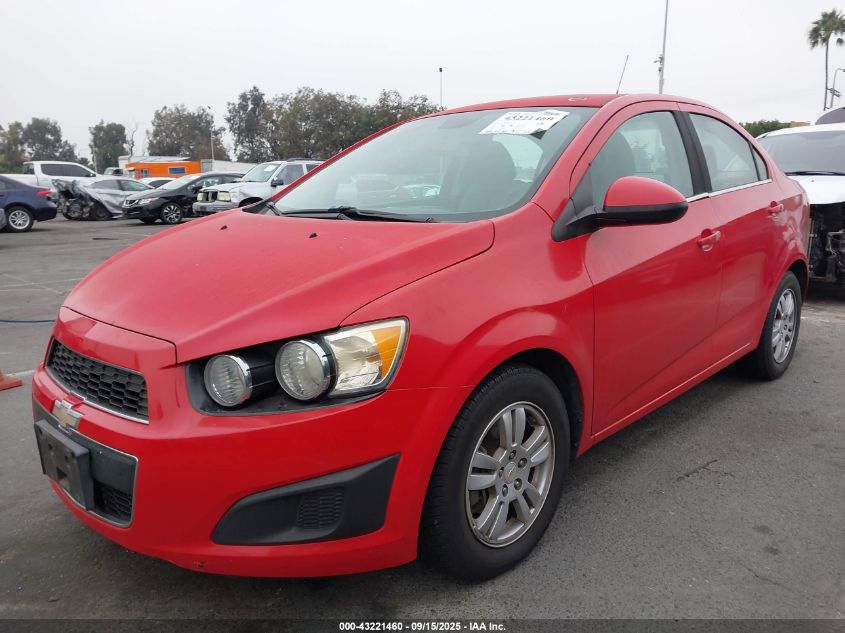 2012 Chevrolet Sonic 2Lt VIN: 1G1JC5SH4C4140411 Lot: 43221460