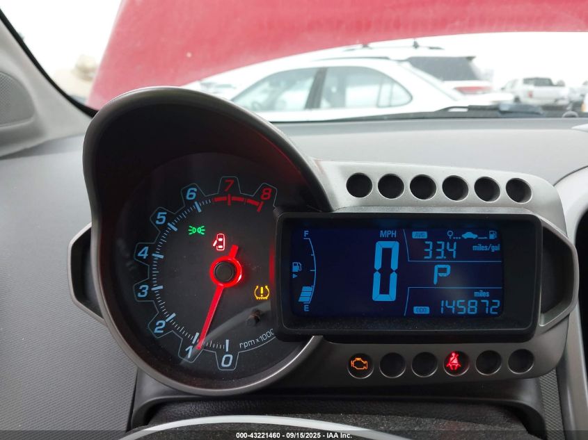 2012 Chevrolet Sonic 2Lt VIN: 1G1JC5SH4C4140411 Lot: 43221460