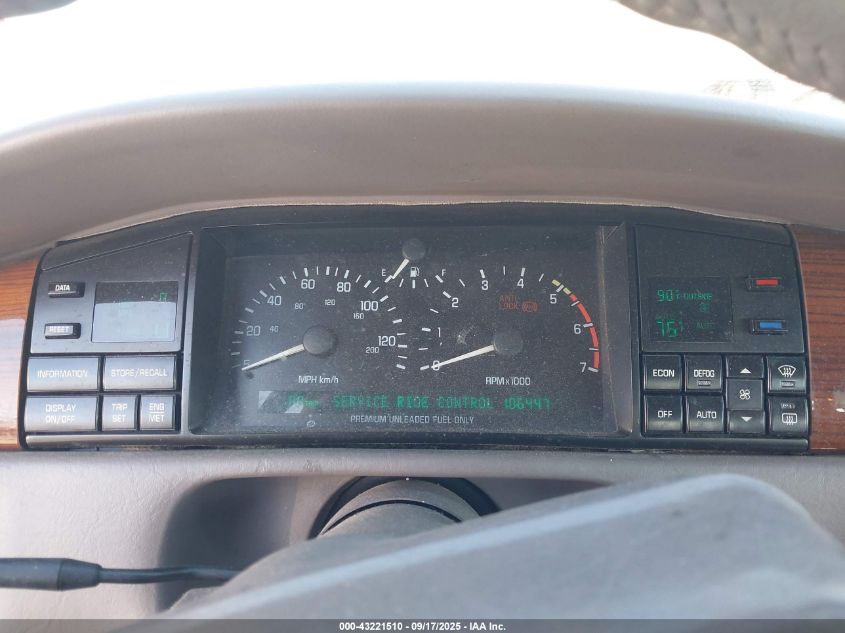 1993 Cadillac Seville VIN: 1G6KS52B5PU805433 Lot: 43221510