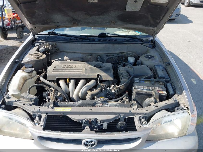 2000 Toyota Corolla Ve VIN: 1NXBR12E4YZ305823 Lot: 43221549