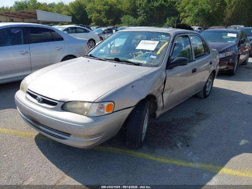 2000 Toyota Corolla Ve VIN: 1NXBR12E4YZ305823 Lot: 43221549