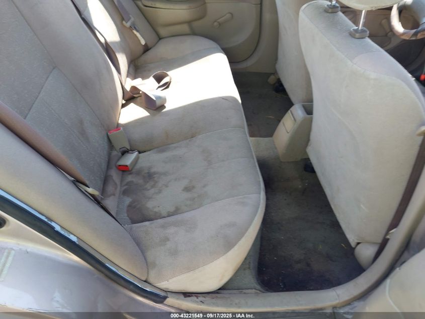 2000 Toyota Corolla Ve VIN: 1NXBR12E4YZ305823 Lot: 43221549