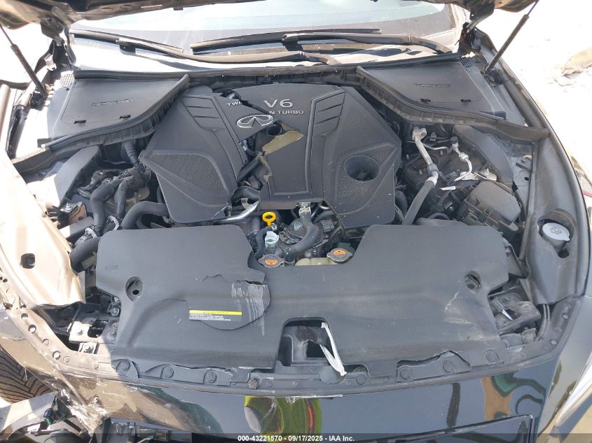 2021 Infiniti Q50 Luxe VIN: JN1EV7BP7MM704966 Lot: 43221570