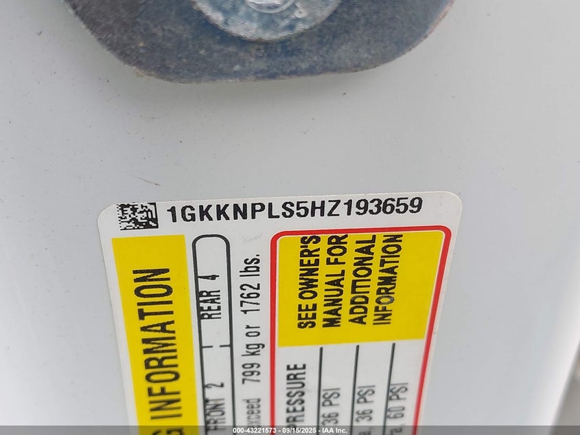 2017 GMC ACADIA DENALI - 1GKKNPLS5HZ193659