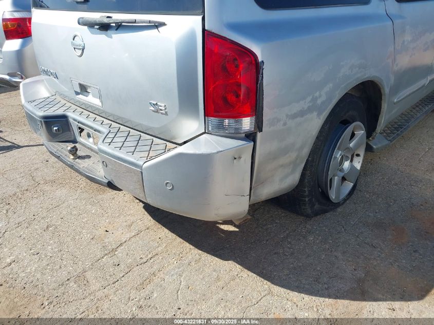 2005 Nissan Armada Se VIN: 5N1AA08A15N721755 Lot: 43221631