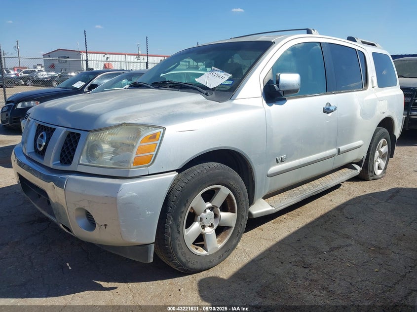 2005 Nissan Armada Se VIN: 5N1AA08A15N721755 Lot: 43221631