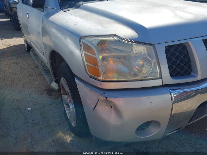 2005 Nissan Armada Se VIN: 5N1AA08A15N721755 Lot: 43221631