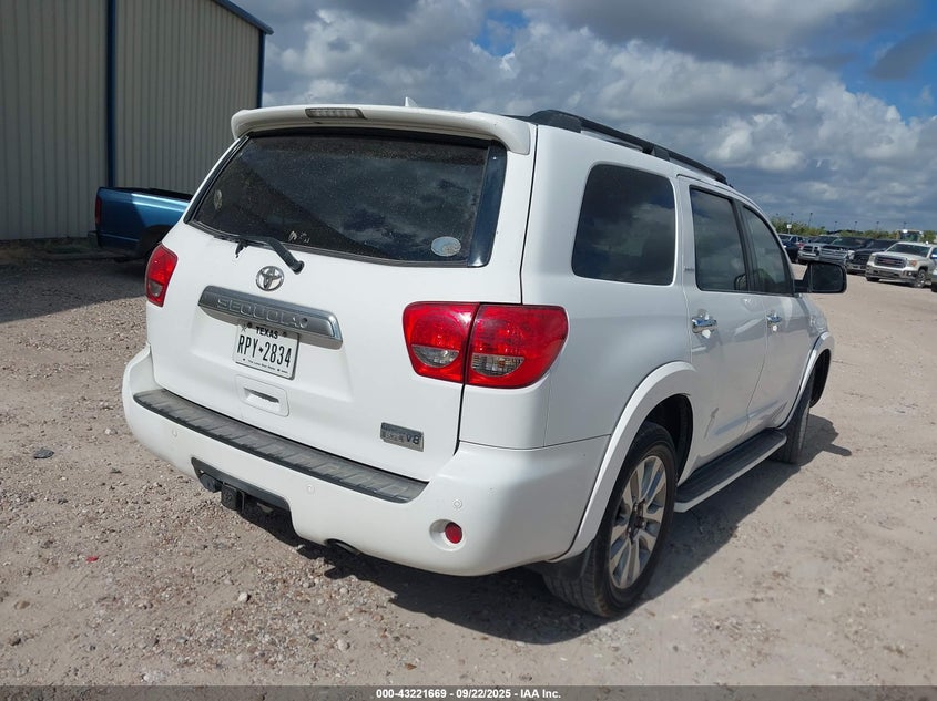 Vin: 5tdky5g15bs036585, lot: 43716195, toyota sequoia limited 5.7l v8 20114