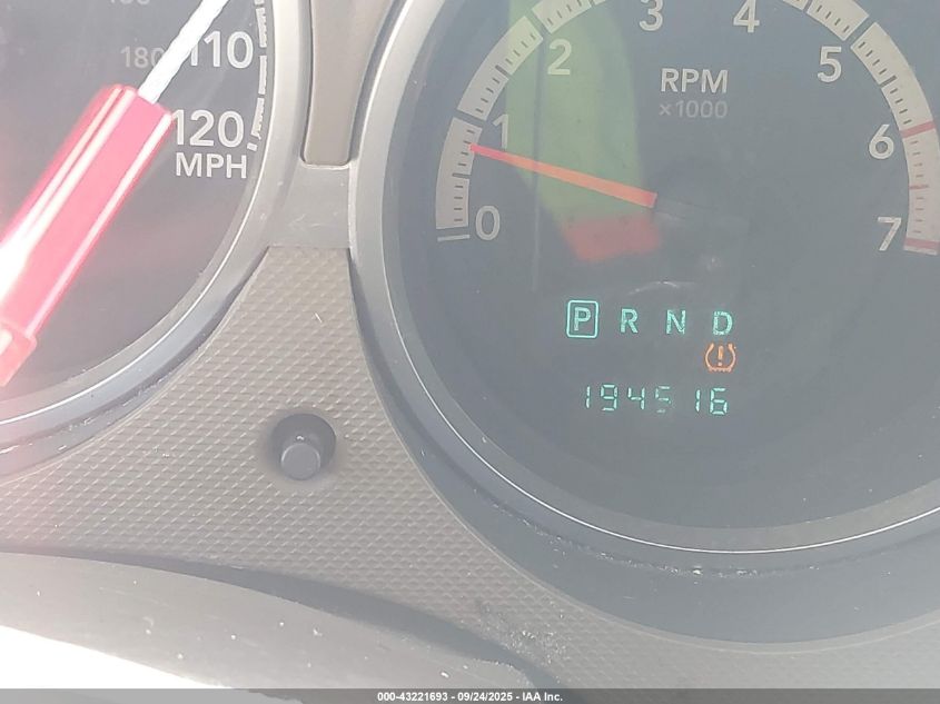 2010 Dodge Nitro Sxt VIN: 1D4PT5GX7AW105416 Lot: 43221693