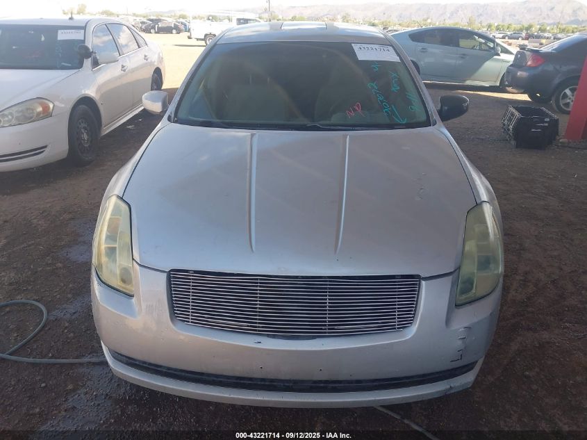 2004 Nissan Maxima 3.5 Sl VIN: 1N4BA41E94C907072 Lot: 43221714