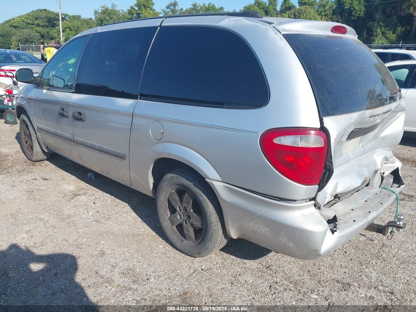 2005 Dodge Grand Caravan Se silver van gasoline 1D4GP24R25B422025 photo #4