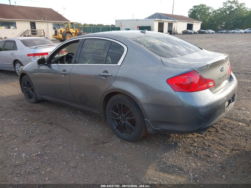 2013 INFINITI G37X - JN1CV6AR2DM350262