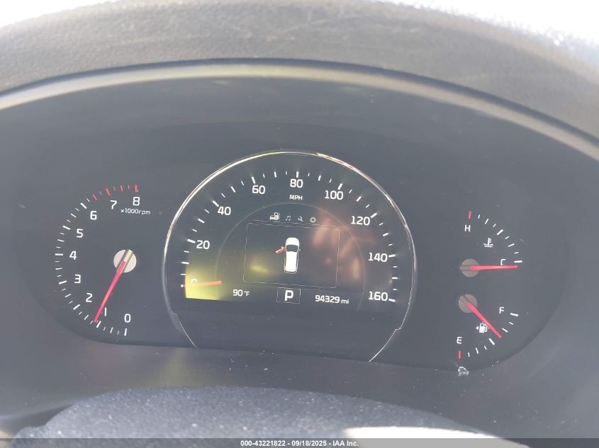 2017 Kia Sorento 2.0T Ex VIN: 5XYPH4A11HG332525 Lot: 43221822