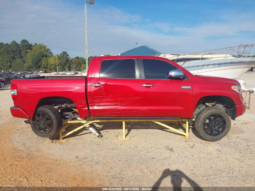 2021 Toyota Tundra Platinum VIN: 5TFAY5F18MX980102 Lot: 43221826