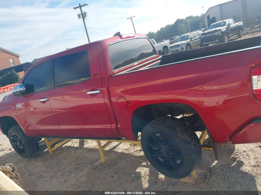 2021 Toyota Tundra Platinum VIN: 5TFAY5F18MX980102 Lot: 43221826