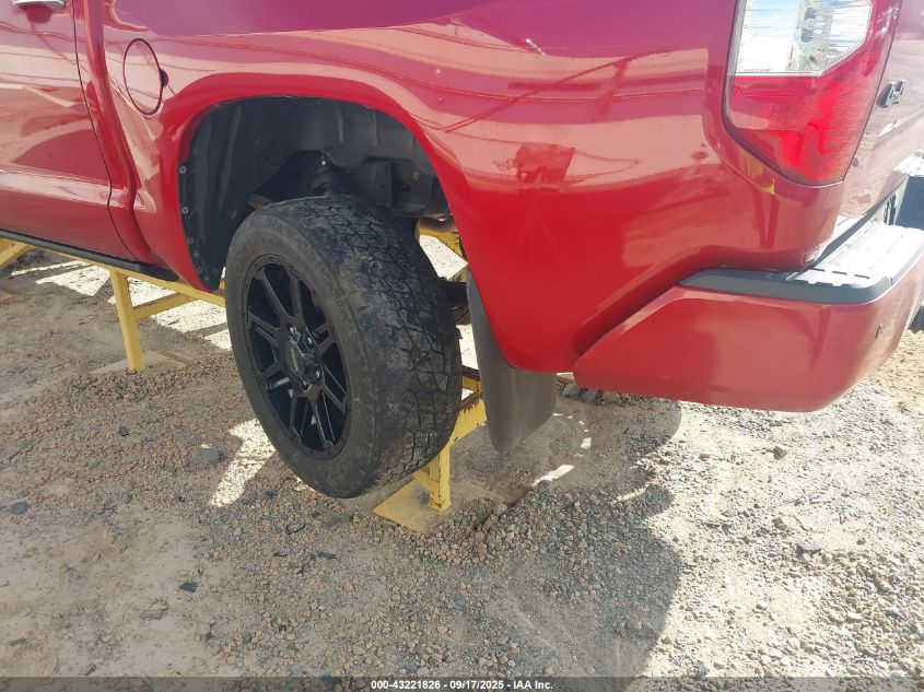 2021 Toyota Tundra Platinum VIN: 5TFAY5F18MX980102 Lot: 43221826