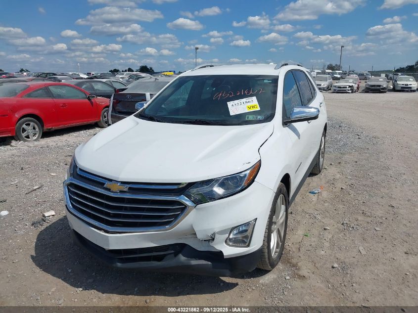2018 Chevrolet Equinox Premier VIN: 2GNAXNEX2J6318821 Lot: 43221862
