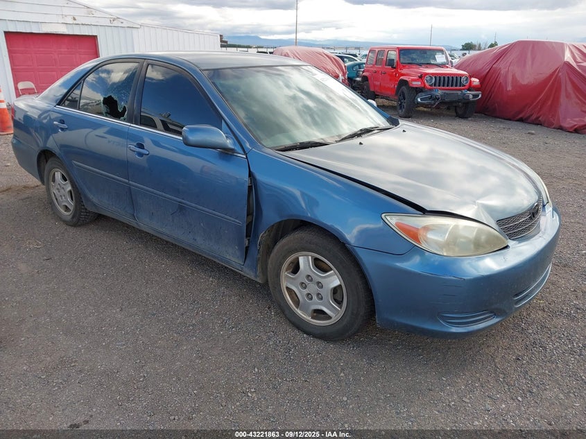 2003 Toyota Camry Le V6 blue sedan gasoline 4T1BF32K03U552842 photo #1