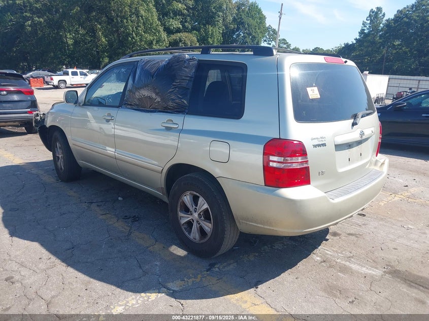 2003 Toyota Highlander V6 silver other gasoline JTEGF21AX30105659 photo #4