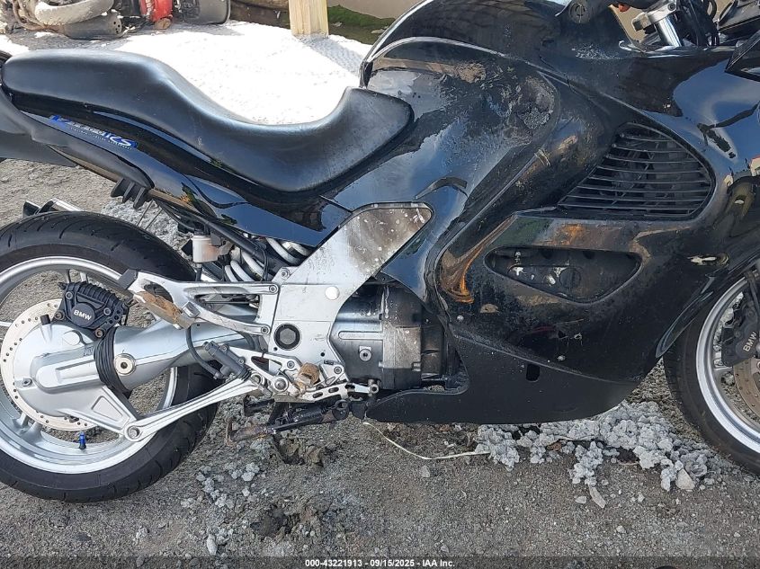 2003 BMW K1200 Rs VIN: WB10557A13ZG37122 Lot: 43221913