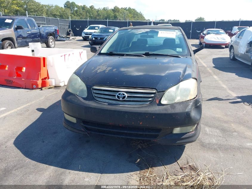 2003 Toyota Corolla S VIN: 1NXBR32E13Z140799 Lot: 43221978