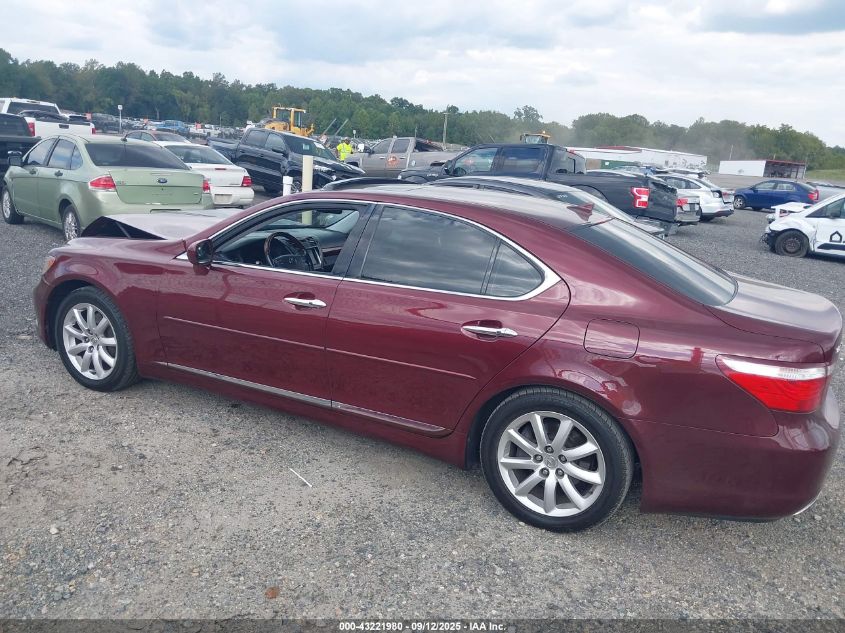 2008 Lexus Ls 460 VIN: JTHBL46F685054077 Lot: 43221980