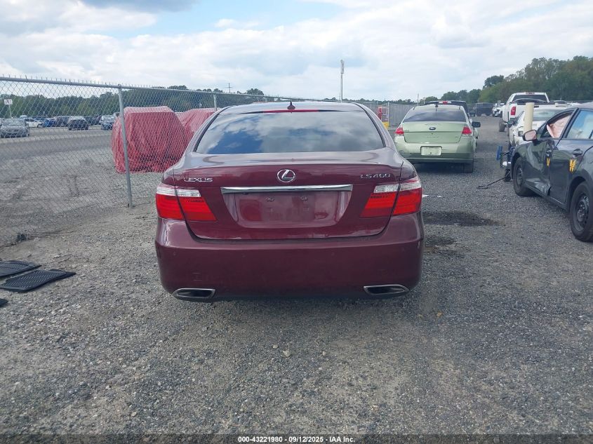 2008 Lexus Ls 460 VIN: JTHBL46F685054077 Lot: 43221980