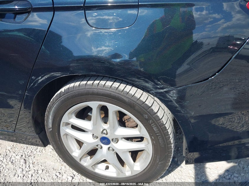 2014 Ford Fusion Se VIN: 3FA6P0HD7ER375166 Lot: 43222020