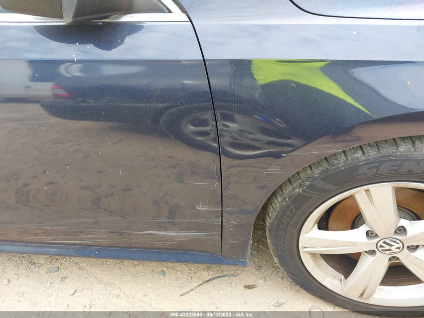 2013 VOLKSWAGEN PASSAT 2.5L SE 1VWBP7A31DC140243