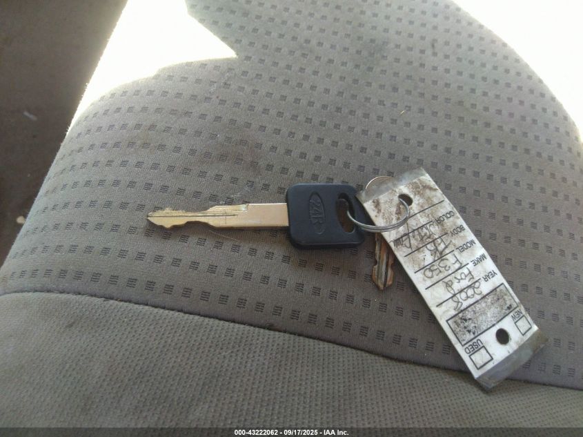 2008 Ford F-350 Chassis Lariat/Xl/Xlt VIN: 1FDSX34YX8EE58967 Lot: 43222062