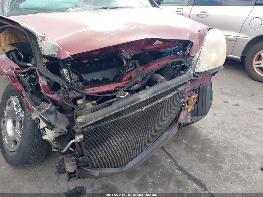 2006 Honda Cr-V Lx VIN: JHLRD68536C022406 Lot: 43222105