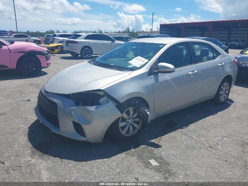 2014 TOYOTA COROLLA LE - 2T1BURHE9EC089873