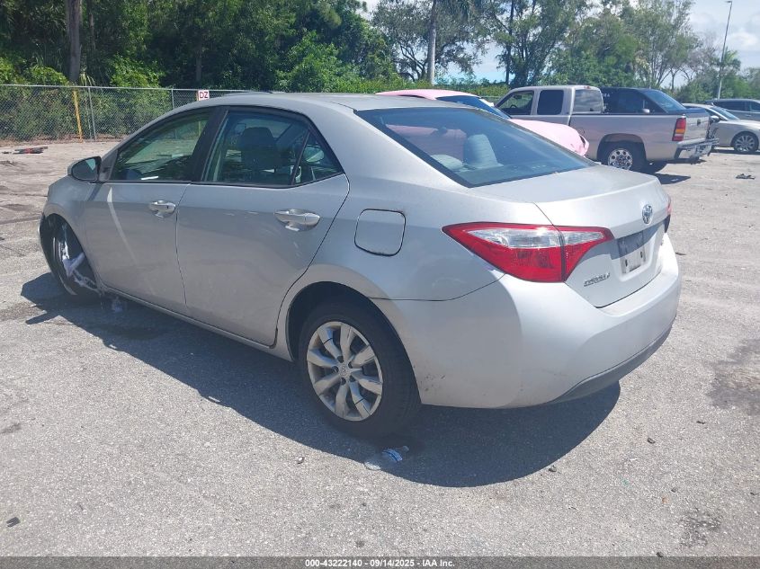 2014 TOYOTA COROLLA LE - 2T1BURHE9EC089873