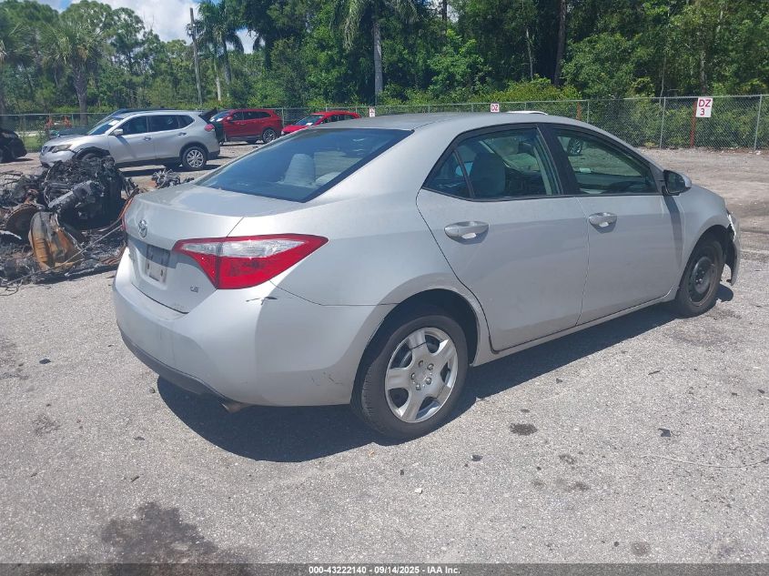 2014 TOYOTA COROLLA LE - 2T1BURHE9EC089873