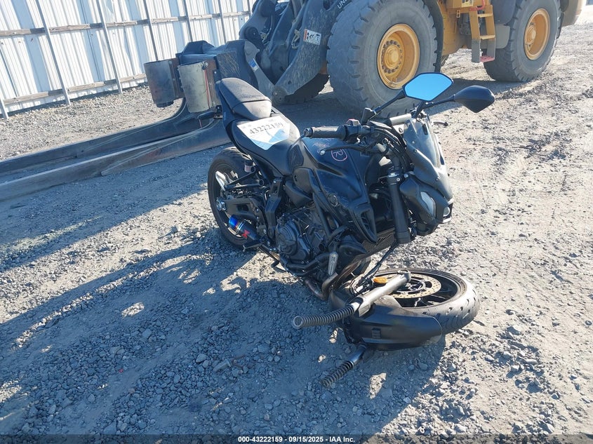 2024 Yamaha Mt07 black null gasoline JYARM32E3RA008991 photo #1